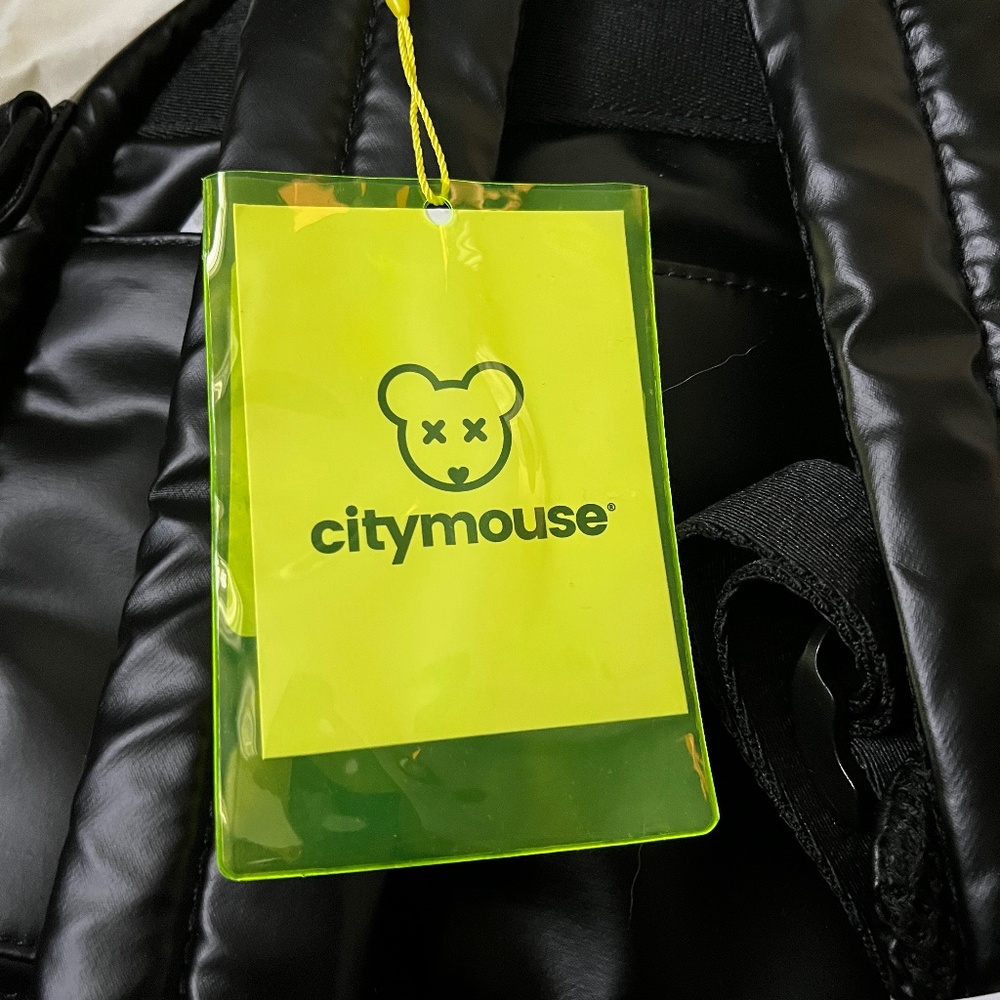 Citymouse Commuter Backpack Diaper Bag (Black) - Picture 4 of 5